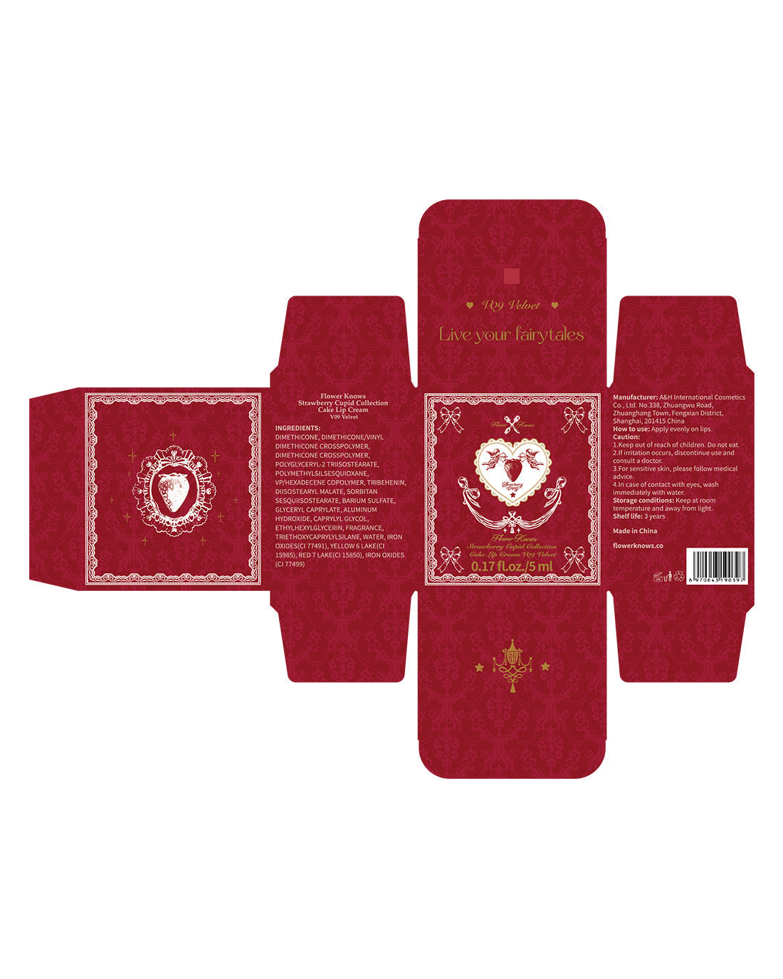 Strawberry Cupid Cake Lip Cream