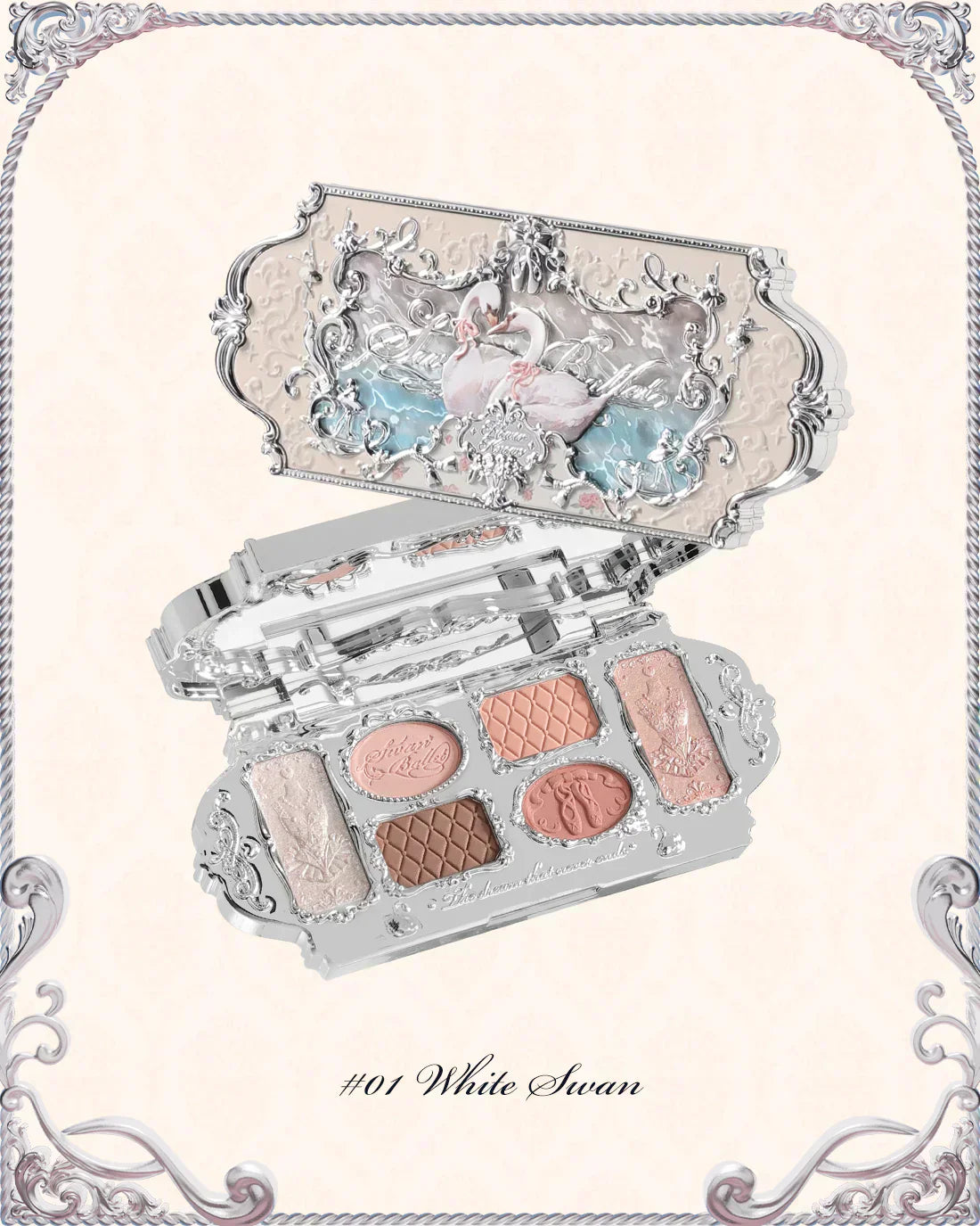 Flower Knows – Swan Ballet Sechs-Farben-Make-up-Palette