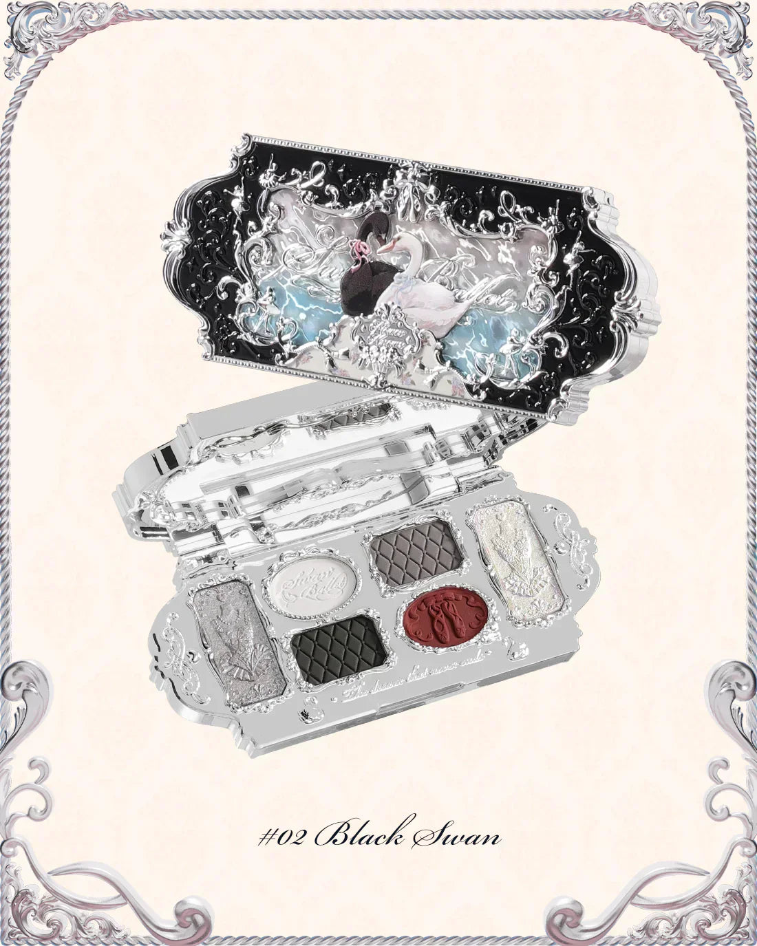Flower Knows – Swan Ballet Sechs-Farben-Make-up-Palette