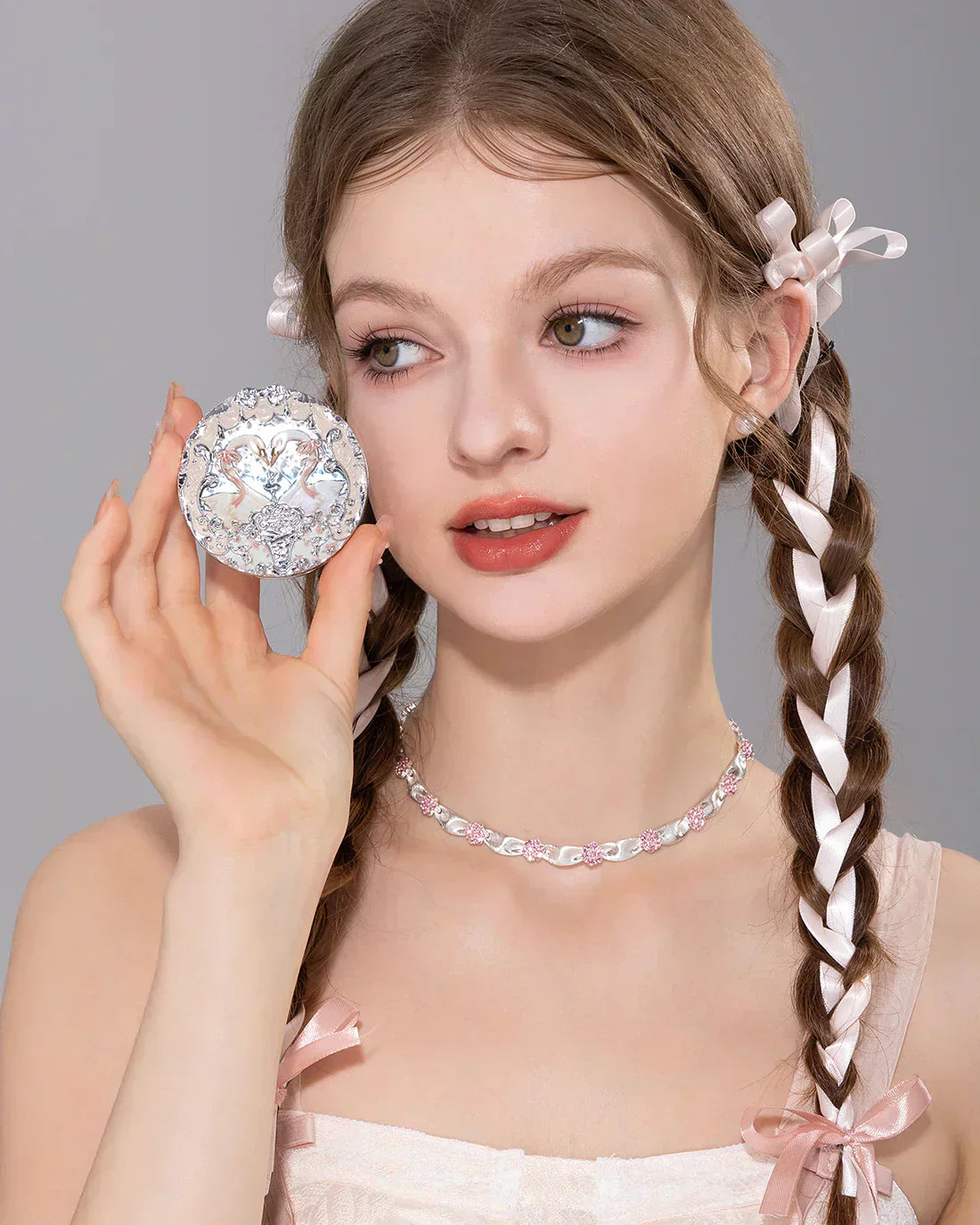 Flower Knows - Swan Ballet Embossed Blush