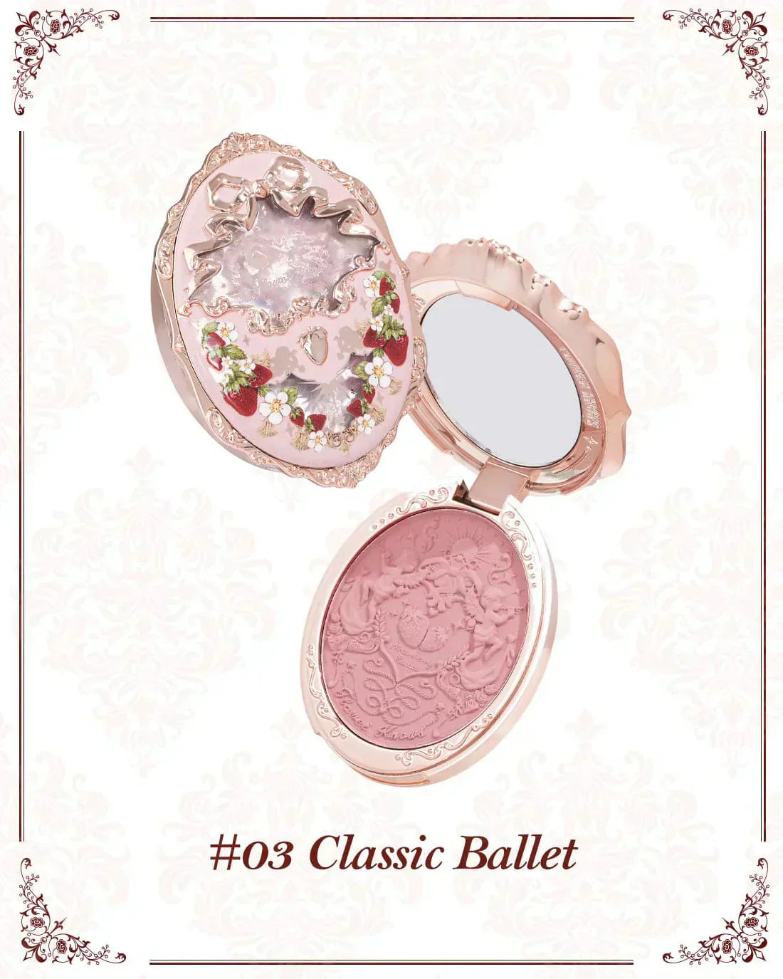 Flower Knows - Strawberry Rococo Embossed Blush
