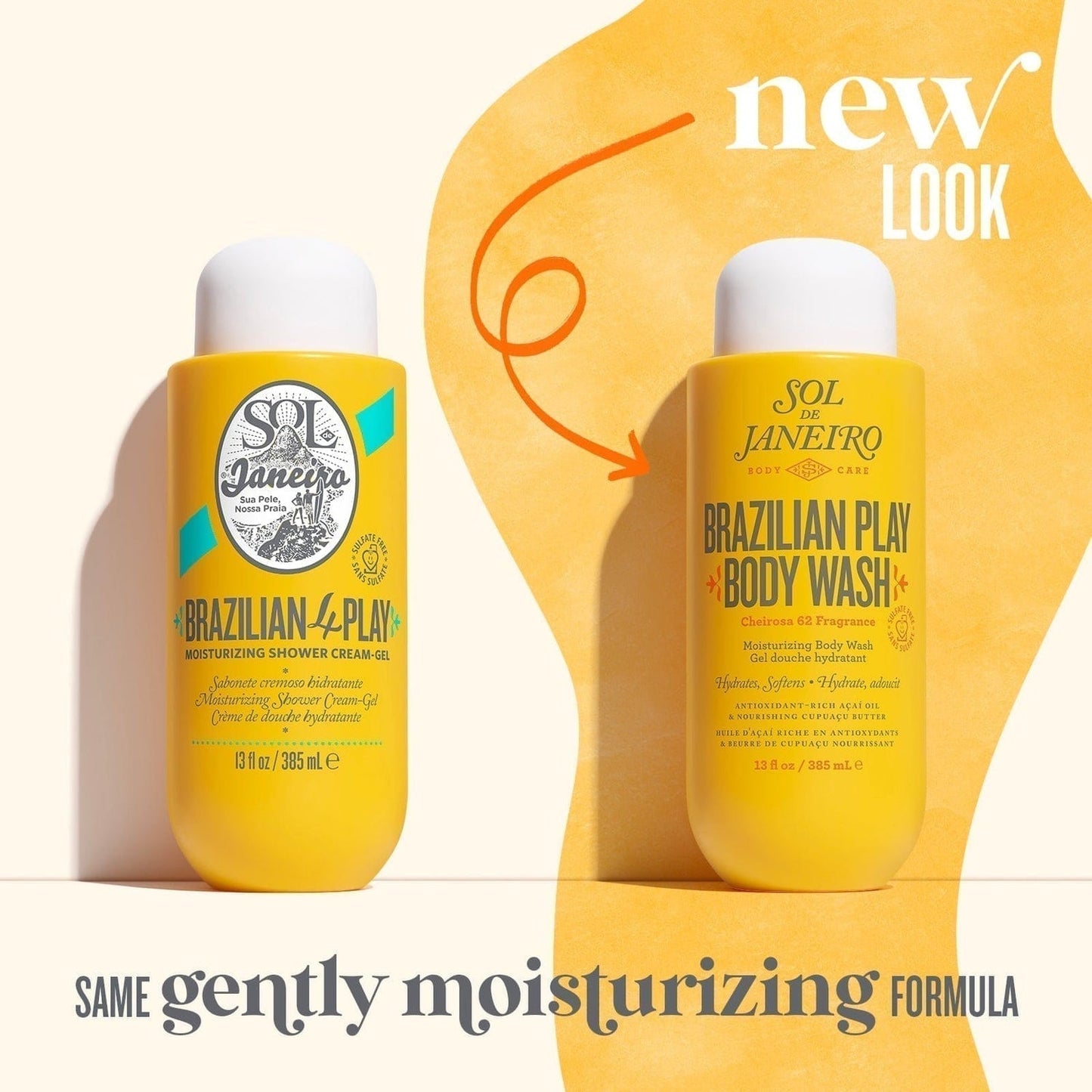 Sol de Janeiro - Brazilian Play Moisturizing Shower Cream-Gel