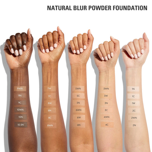 Natural Blur Powder Foundation & Power Plush Concealer Duo