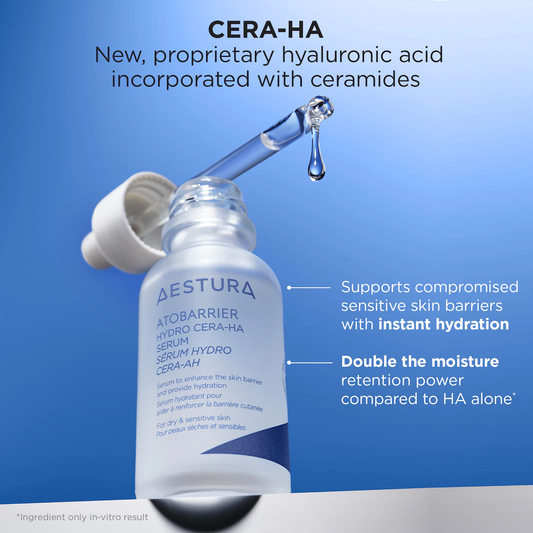 AESTURA ATOBARRIER365 Hydro CERA-HA Ceramide + Hyaluronic Acid Face Serum for Skin Moisture Barrier Repair