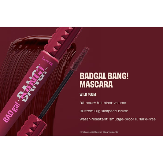 benefit Limited Edition BADgal BANG! Volumising Mascara - Wild Plum 8.5g
