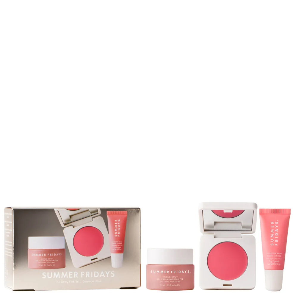 Summer Fridays The Dewy Pink Set (Worth £52)