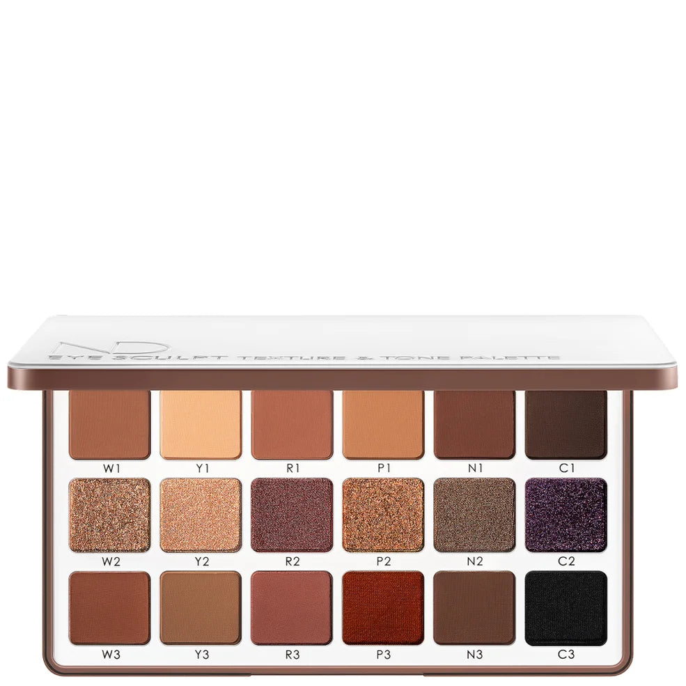 Natasha Denona Eye Sculpt Texture and Tone Eyeshadow Palette - Dramatic