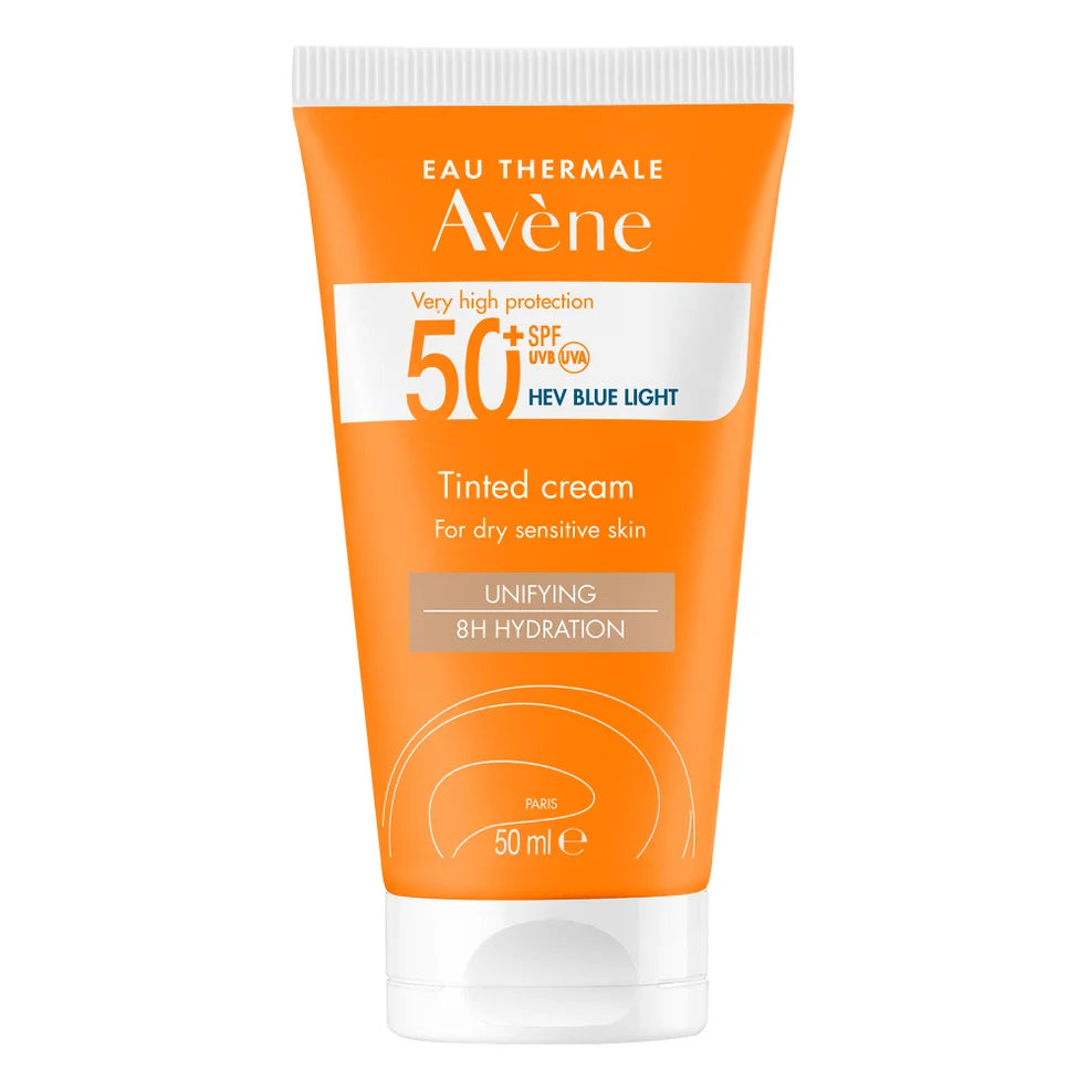 Avène Very High Protection Tinted Sun Cream SPF50+ for Dry, Sensitive Skin 50ml