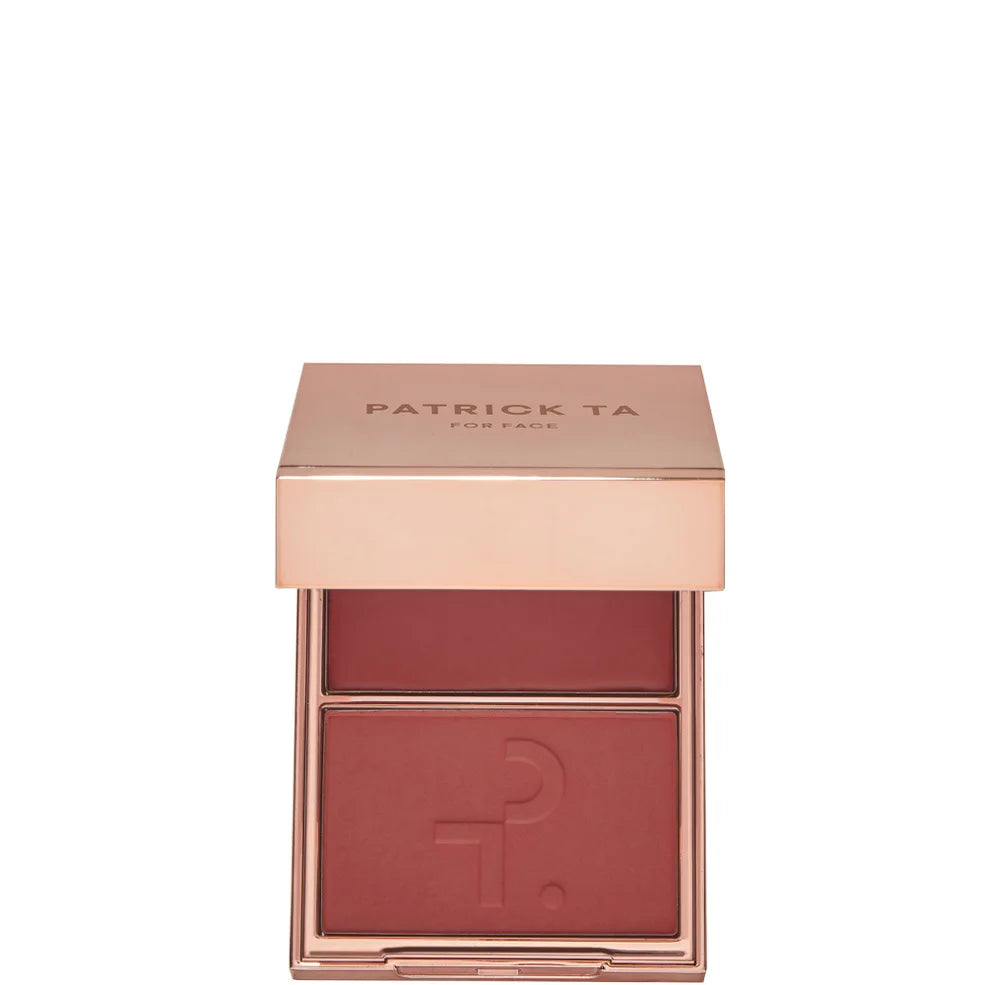 PATRICK TA Major Headlines Double-Take Cream and Powder Blush Duo (Various Shades)