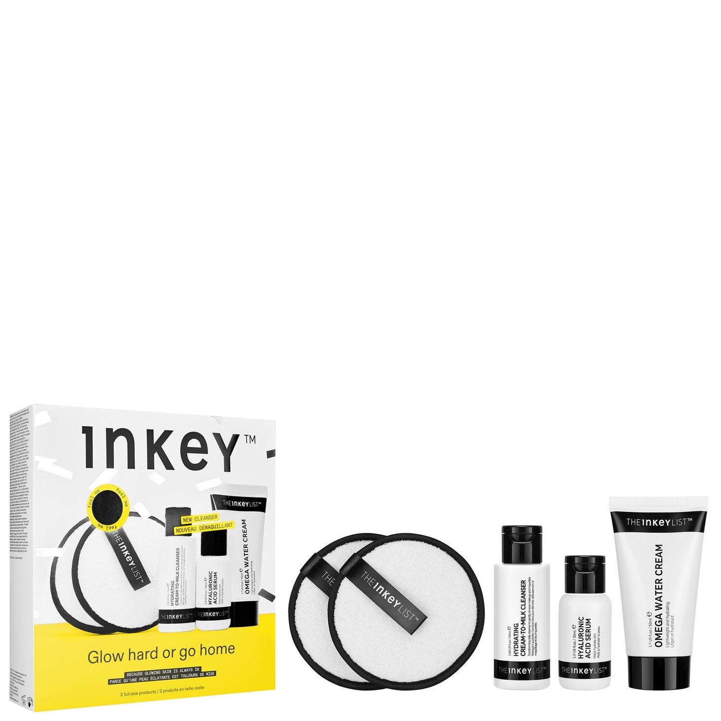 The INKEY List Face Glow Hard Trio (Worth £28.50)