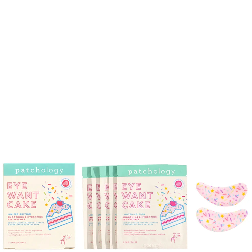 Patchology Eye Want Cake Limited Edition Smoothing & Hydrating Eye Patches - 5 Pack