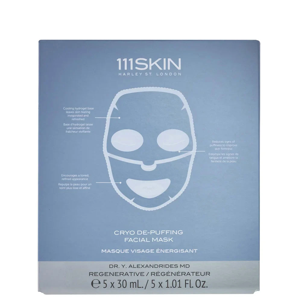 111SKIN Cryo De-Puffing Energy Mask Box (Pack of 5)