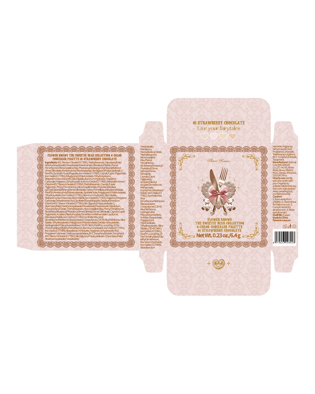 The Sweetie Bear 4-Color Concealer Palette