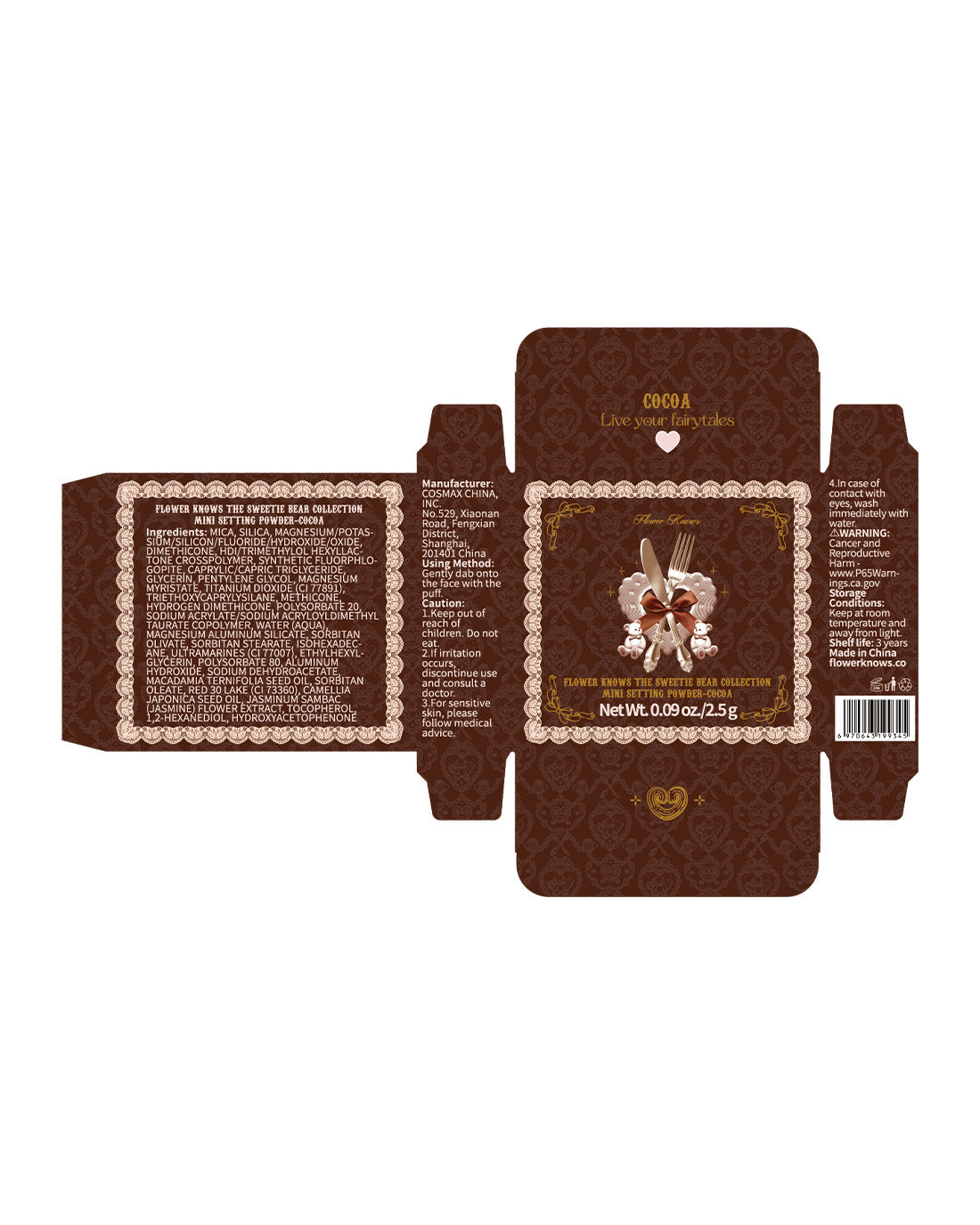 The Sweetie Bear Mini Setting Powder