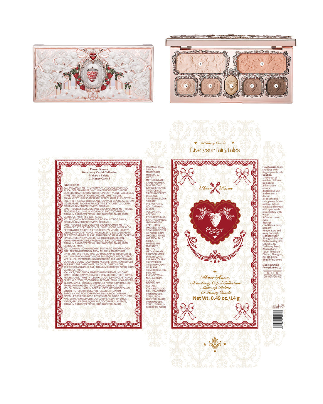 Strawberry Cupid Makeup Palette