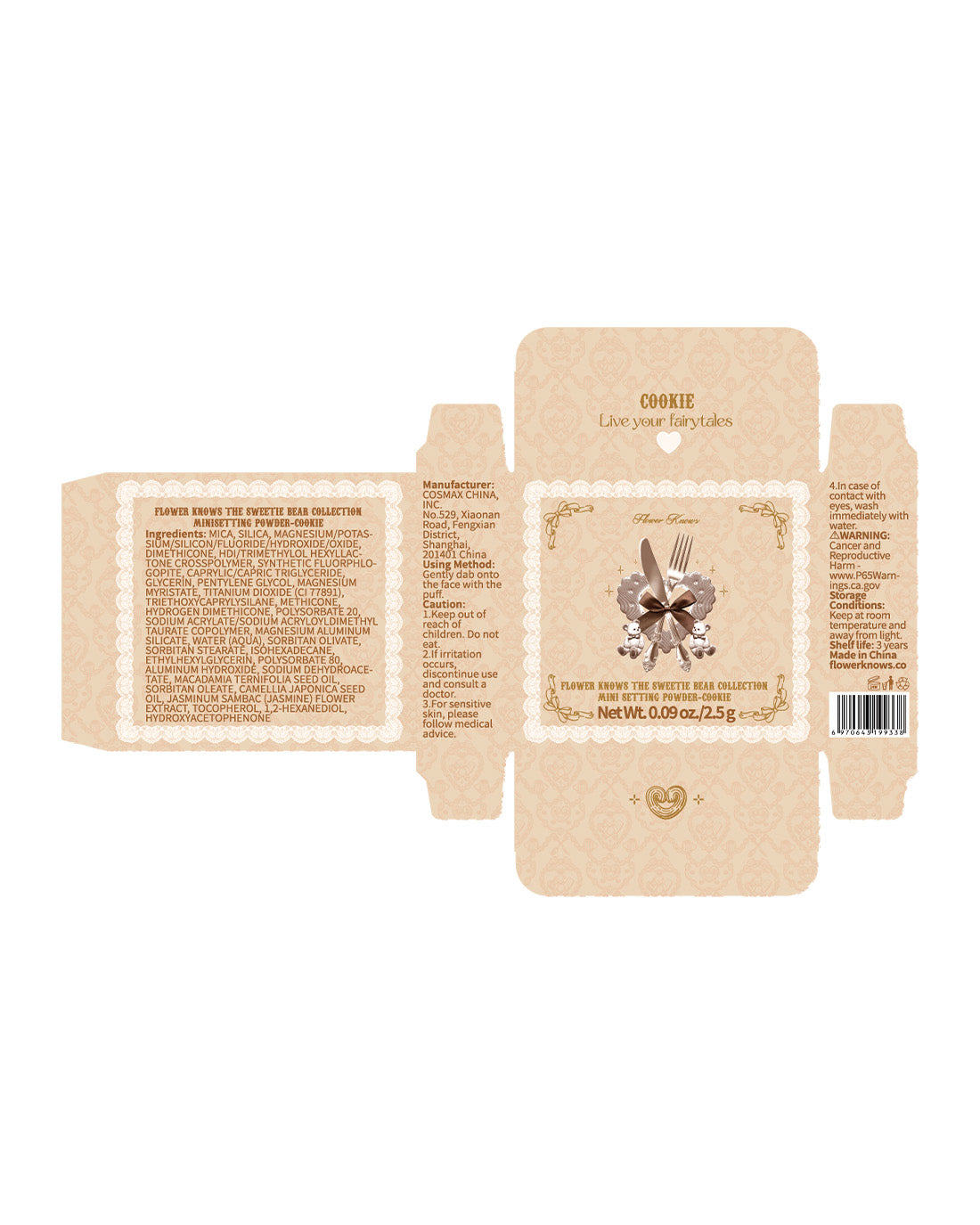 The Sweetie Bear Mini Setting Powder