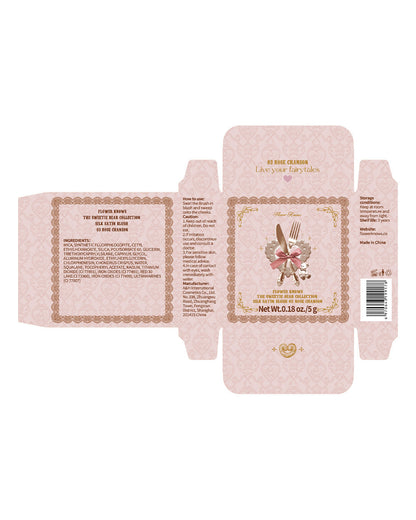 The Sweetie Bear Silk Satin Blush