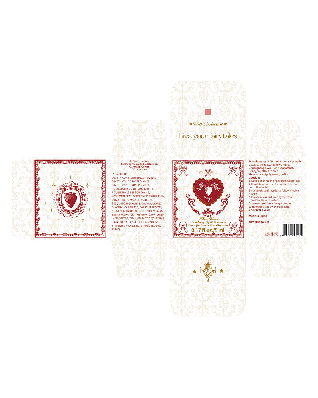 Strawberry Cupid Cake Lip Cream