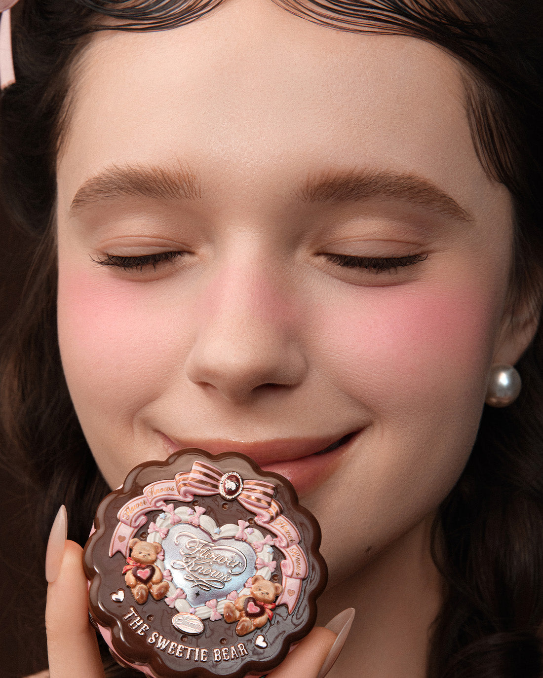 The Sweetie Bear Silk Satin Blush