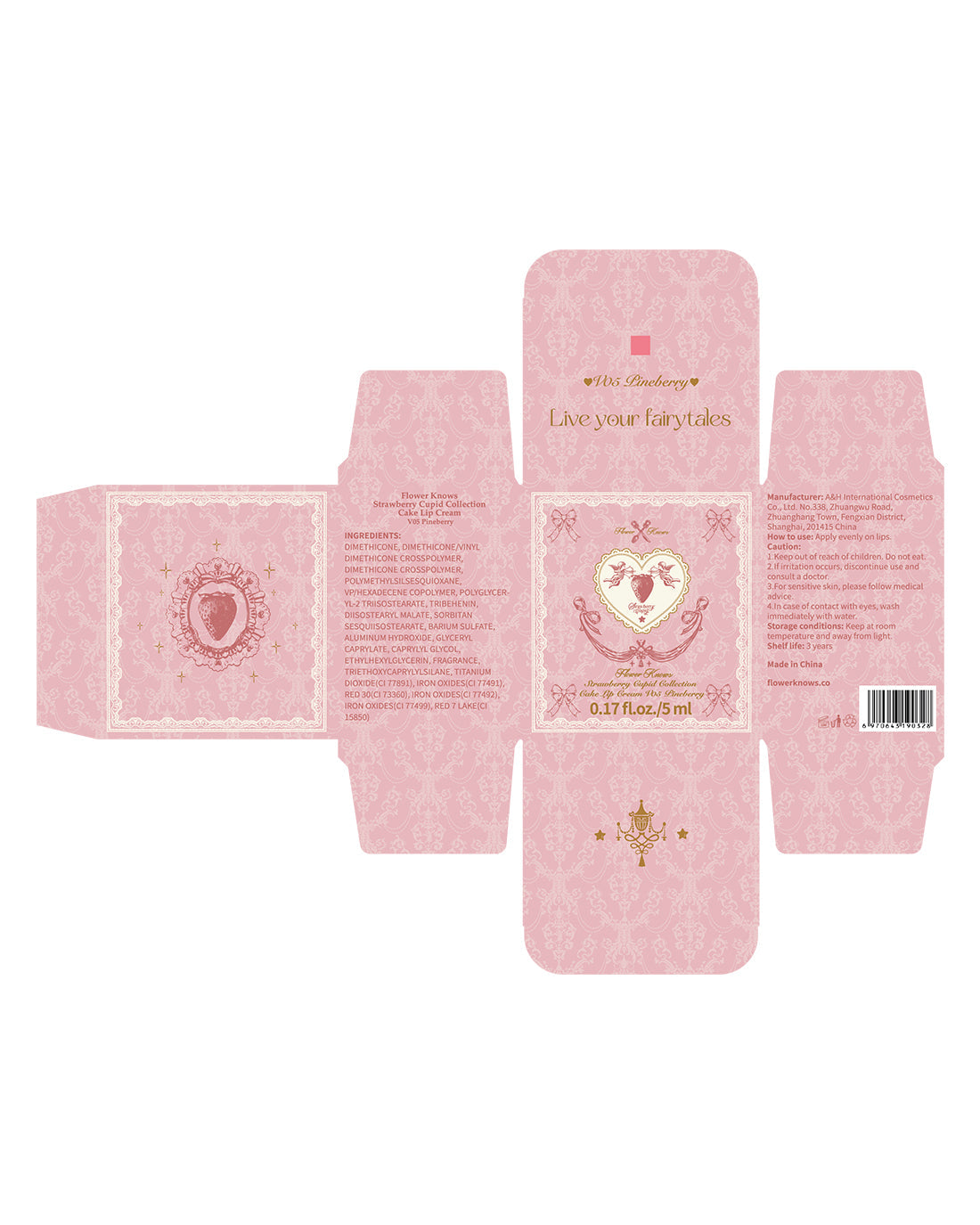 Strawberry Cupid Cake Lip Cream