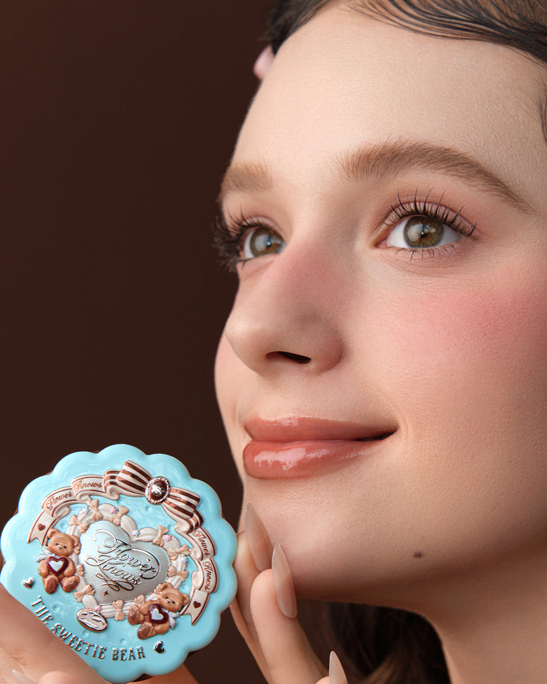 The Sweetie Bear Silk Satin Blush