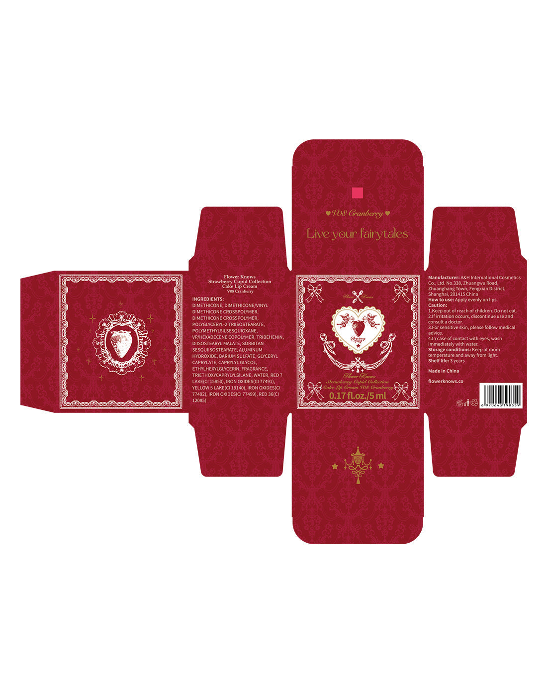 Strawberry Cupid Cake Lip Cream