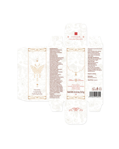 Butterfly Cloud Collar Collection Glossy Lipstick