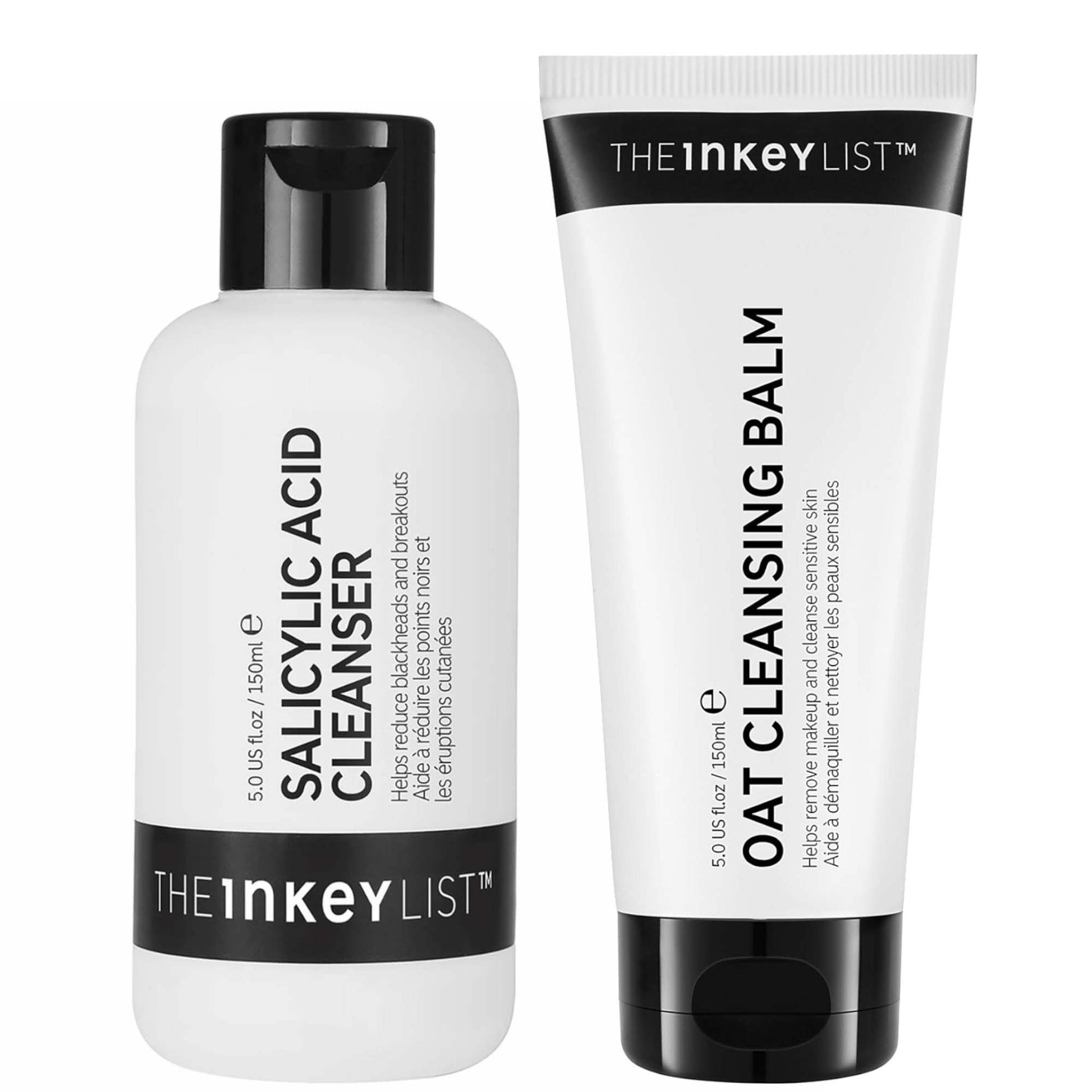The INKEY List Clearer Skin Double Cleanse Duo
