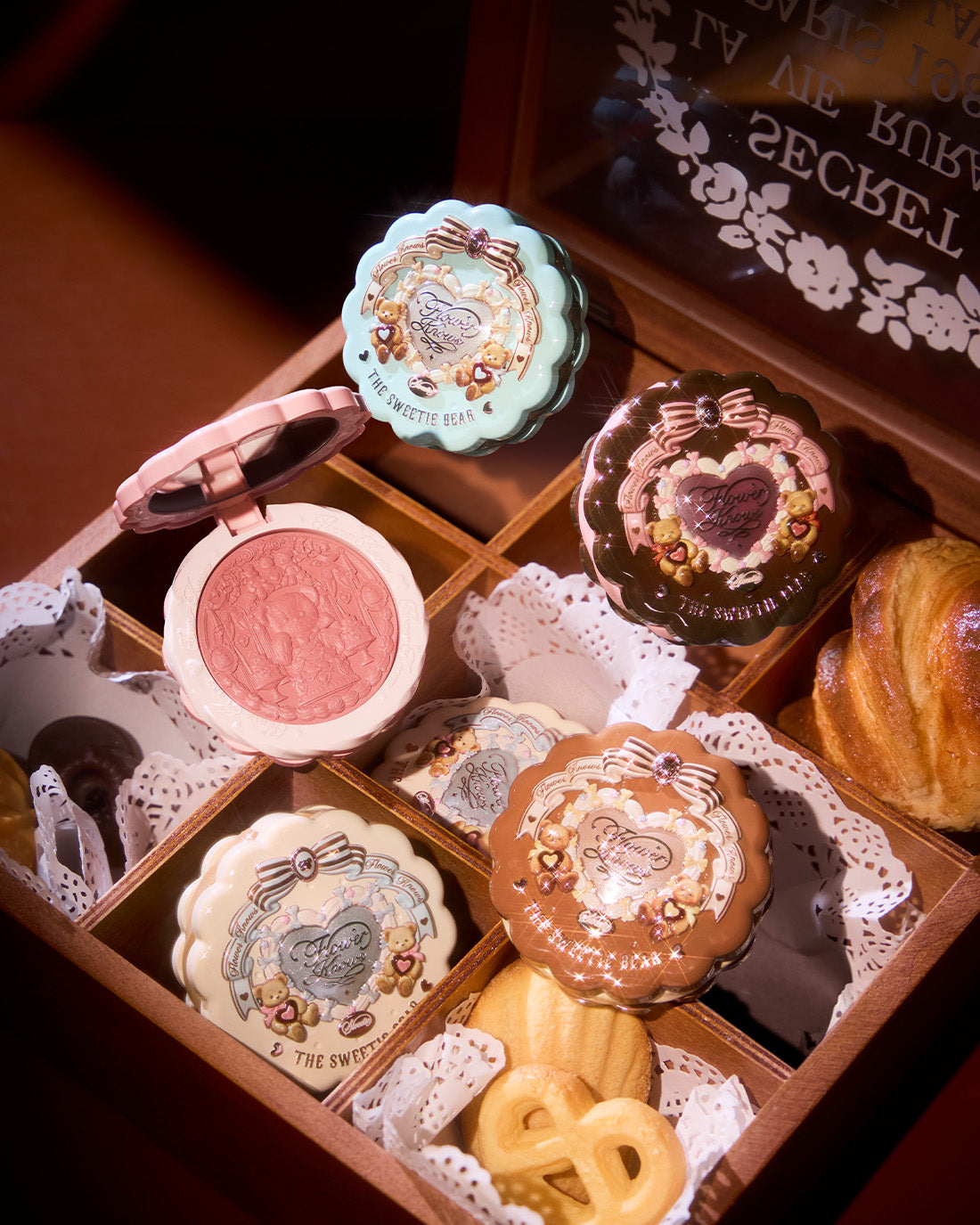 The Sweetie Bear Silk Satin Blush