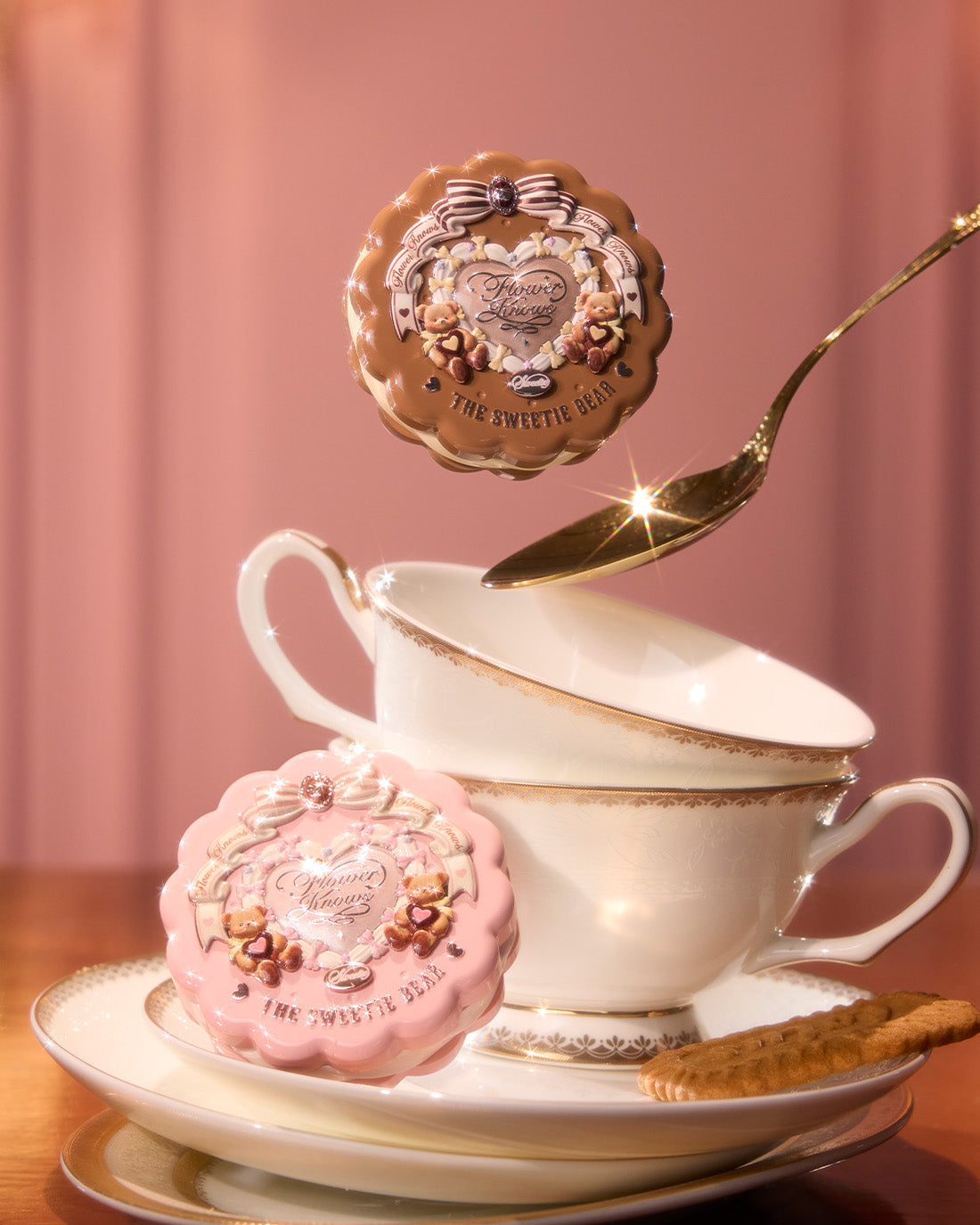 The Sweetie Bear Silk Satin Blush