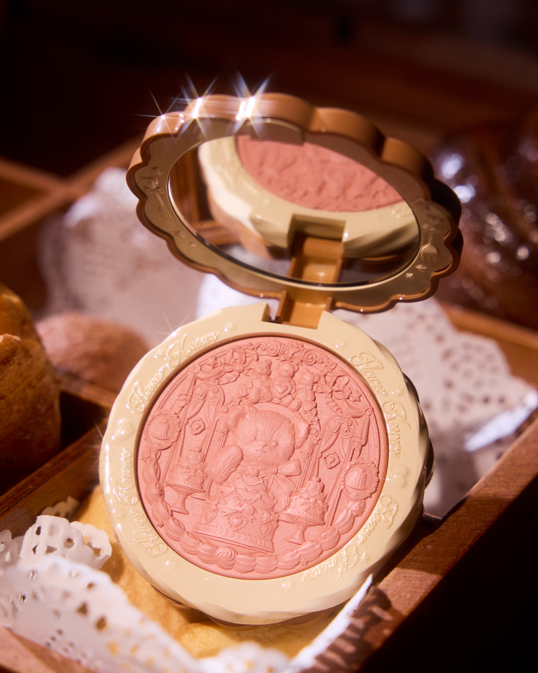 The Sweetie Bear Silk Satin Blush