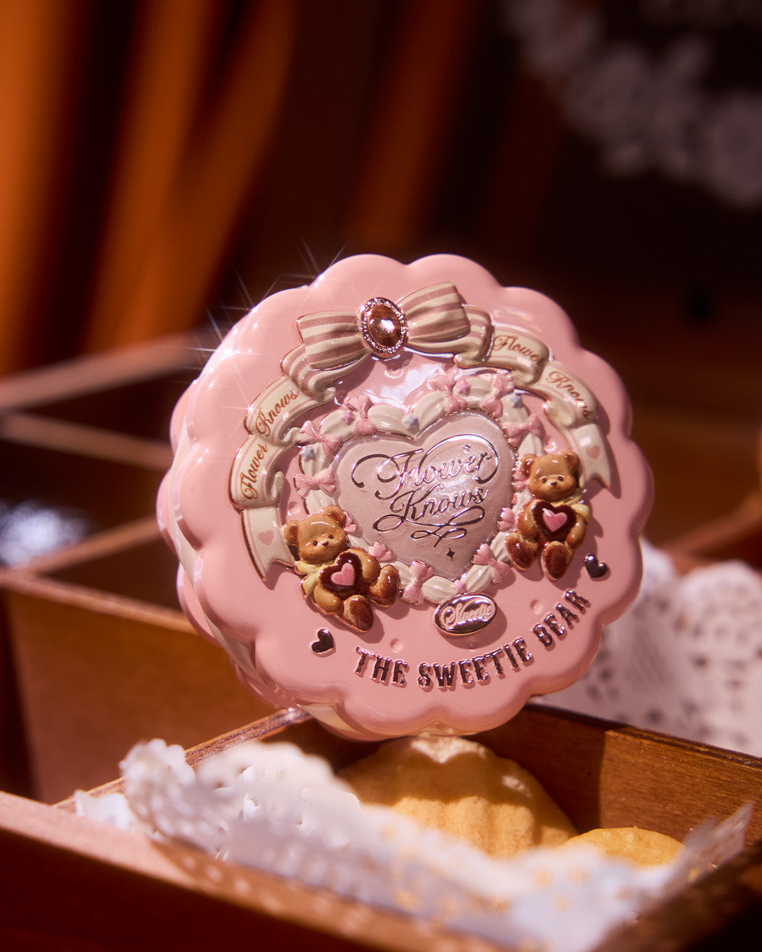 The Sweetie Bear Silk Satin Blush