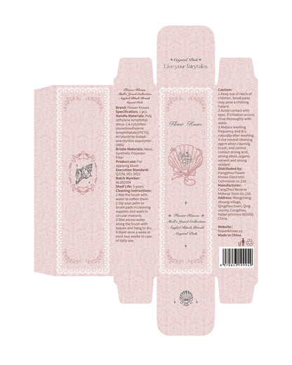 Shell's Jewel Angled Blush Brush