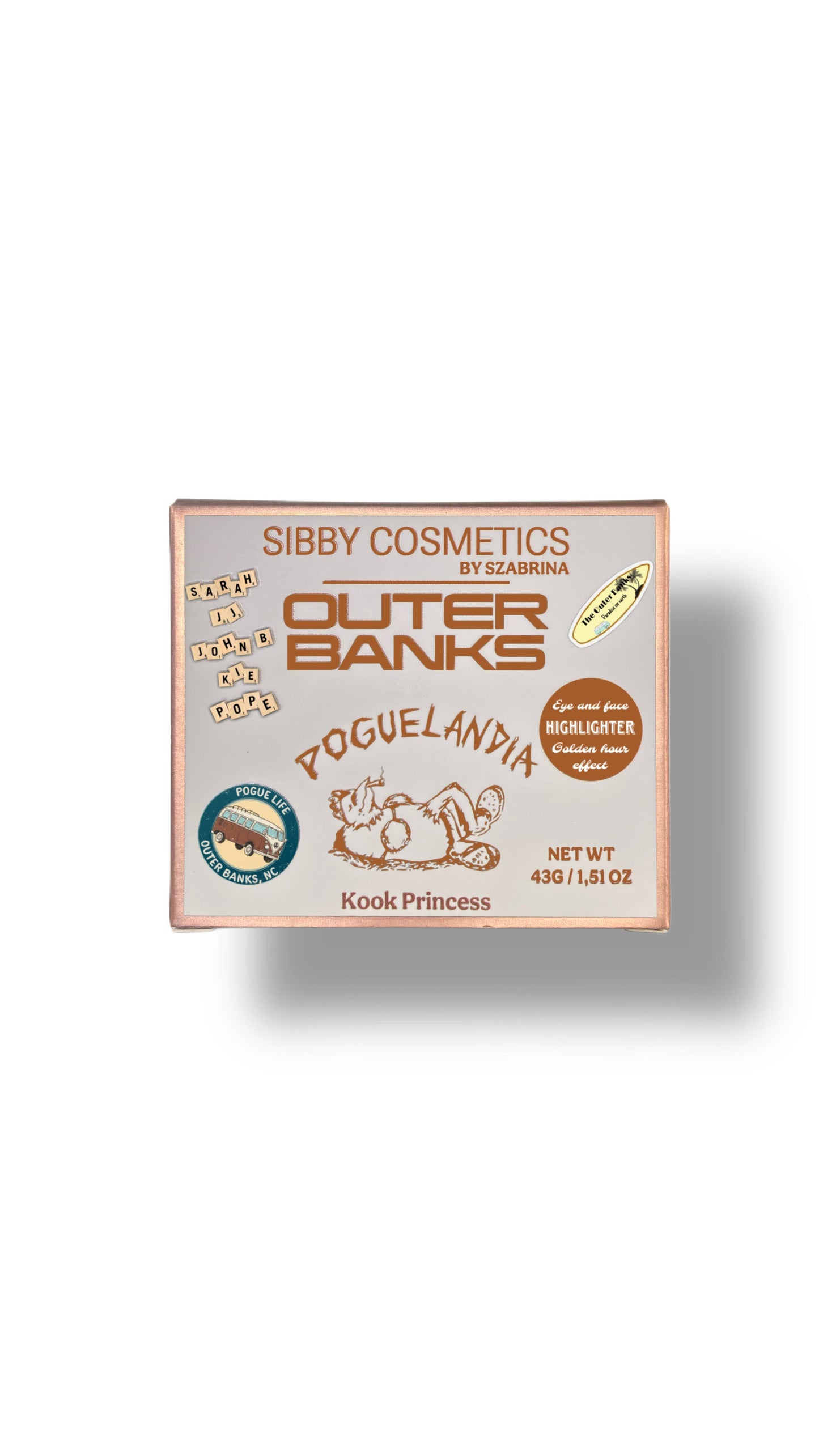 Sibby Cosmetics X Outer Banks Shell Highlighter - Kook Princess