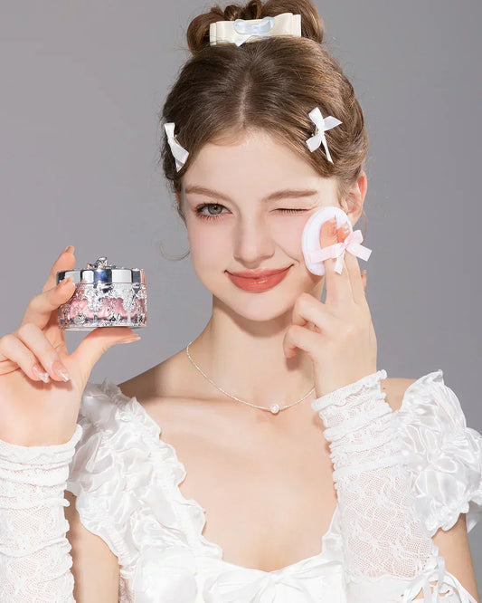 Flower Knows - Swan Ballet Music box Loose Setting Powder