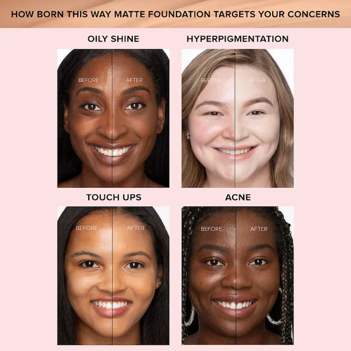 Too Faced - Born This Way matt tartós folyékony alapozó
