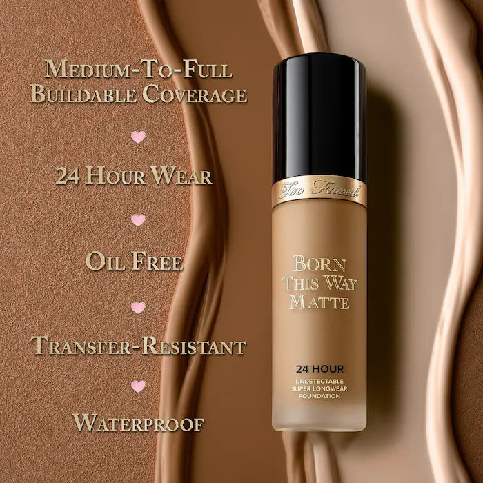 Too Faced - Born This Way matt tartós folyékony alapozó