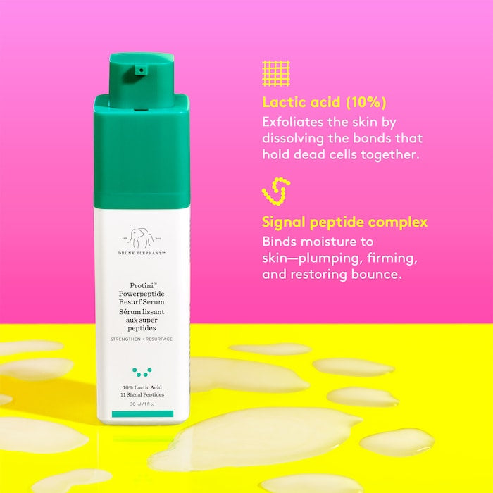Drunk Elephant – Protini™ Powerpeptide Resurfacing Serum mit Milchsäure