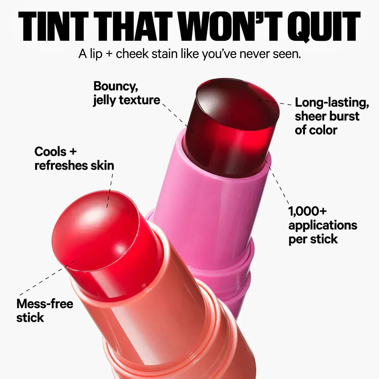 Milk Makeup – Kühlendes Wasser, Jelly Tint, Lippen- und Wangen-Rouge