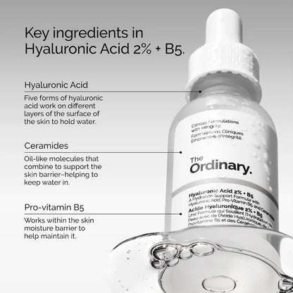 The Ordinary - Hyaluronic Acid 2% + B5 Hydrating Serum