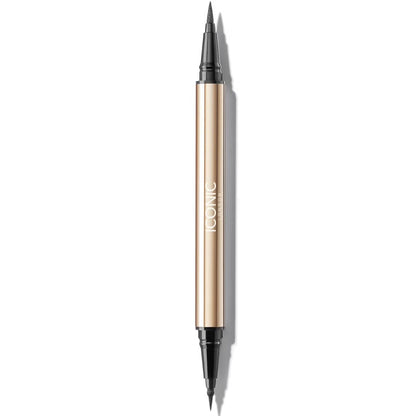 ICONIC London Enrich and Elevate Eyeliner – Schwarz, 2 x 0,4 ml