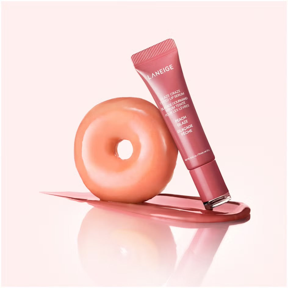 LANEIGE – Glaze Craze – getöntes Lippenserum – Pfirsichglasur, 12 g