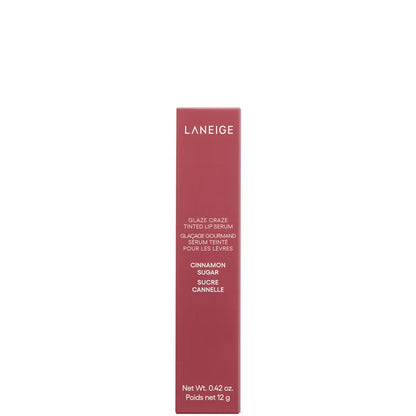 LANEIGE Glaze Craze getöntes Lippenserum – Zimtzucker, 12 g