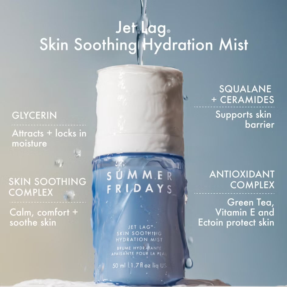 SUMMER FRIDAYS Jet Lag Skin Soothing Hydration Mist 50ml