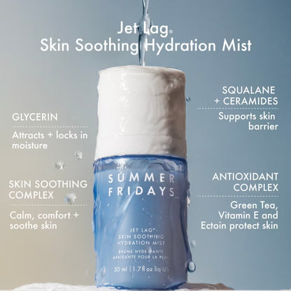 SUMMER FRIDAYS Jet Lag Skin Soothing Hydration Mist 50ml
