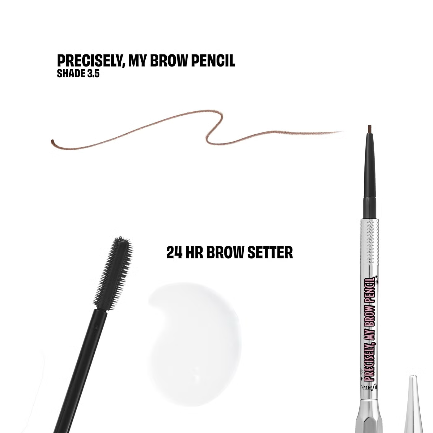 benefit Bigtime Brow Minis - Precisely, My Brow Pencil and Gel Setter Duo (Various Shades)