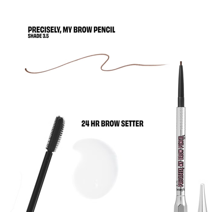 benefit Bigtime Brow Minis - Precisely, My Brow Pencil and Gel Setter Duo (Various Shades)