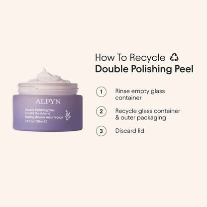 ALPYN Polishing Peel & Brightening Face Mask with 8 Acids & Huckleberry