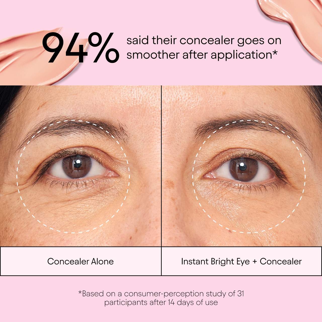 ALPYN Instant Bright Eye Dark Circle Firming Cream with Niacinamide & Peptides