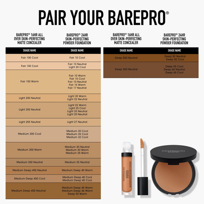 bareMinerals BAREPRO 24HR Skin-Perfecting Powder Foundation (Various Shades)